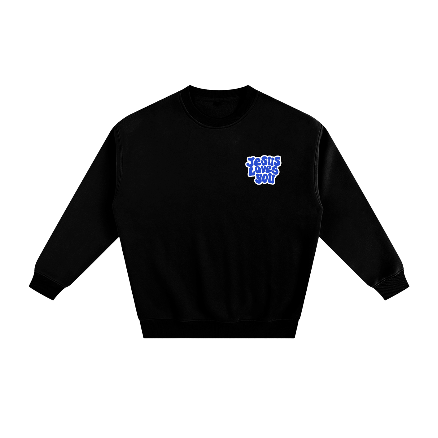 Jesus Loves You – Bubble Faith Crewneck