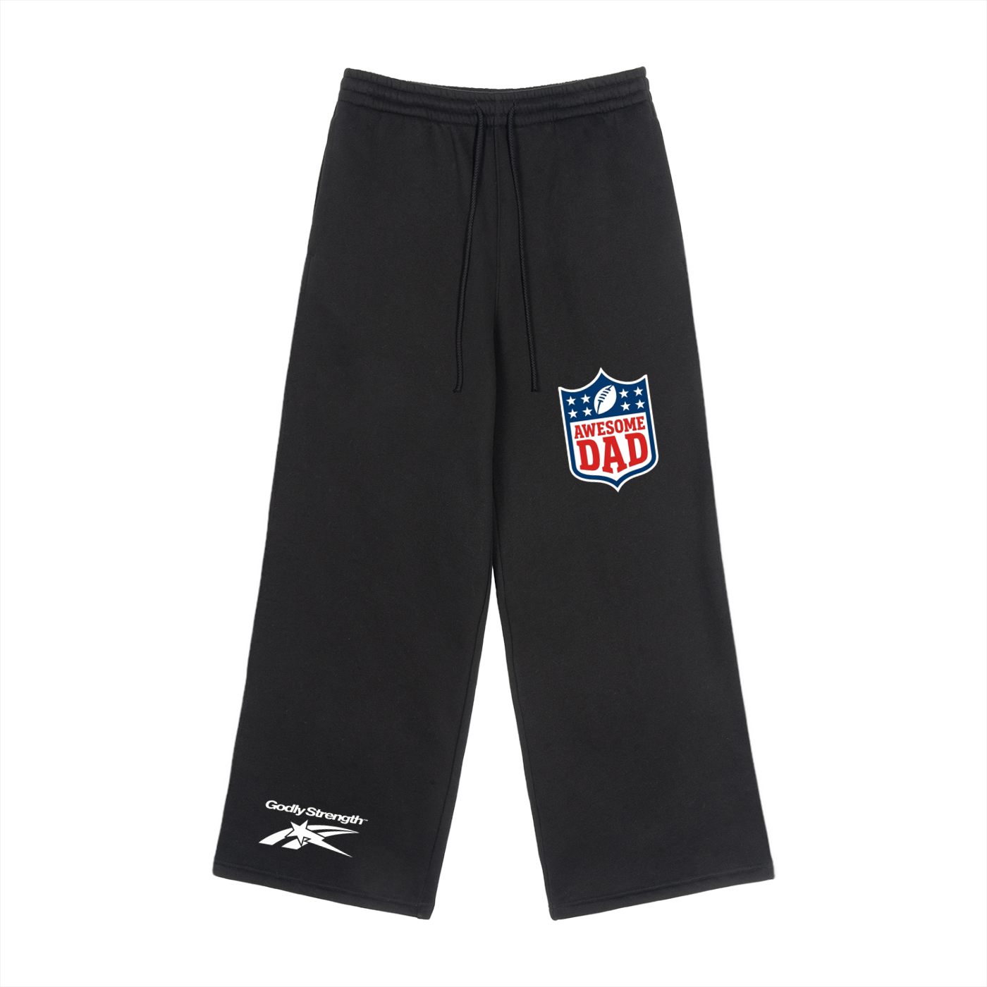 Black Dad Sweatpants,Football Graphic Joggers,Men's Fleece Pants,Shield Logo Sweatpants,Wide Leg Dad Pants,Retro Sports Merch,Football Aesthetic,Varsity Style,Team Apparel,Sunday Football Gear