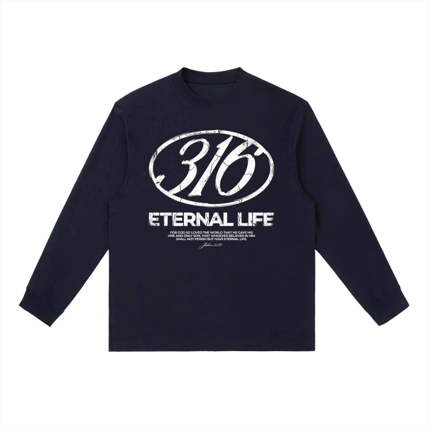 John 3:16 Shirt,Burgundy Long Sleeve,Eternal Life Tee,Christian Streetwear,Bible Verse Clothing,316 Oval Logo,Grunge Aesthetic,Faith Apparel,Y2K Fashion,Religious Graphic Tee