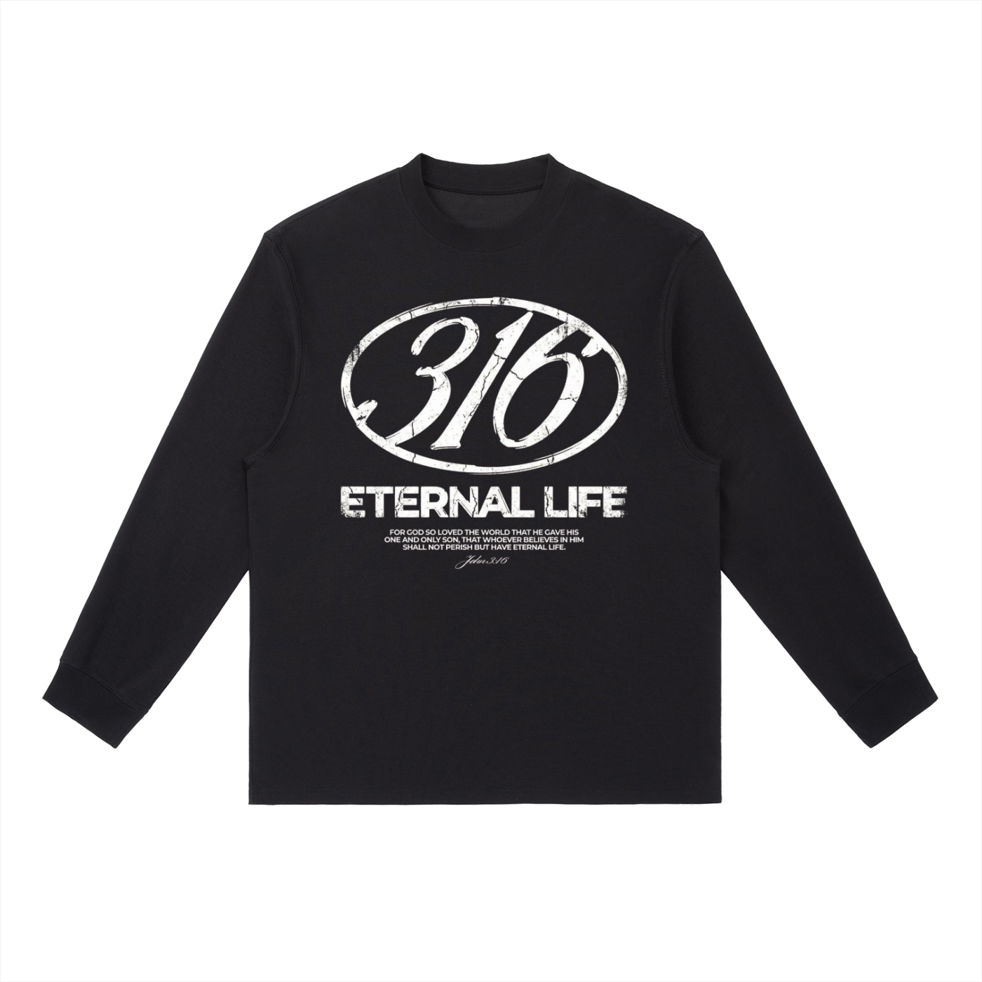 John 3:16 Shirt,Burgundy Long Sleeve,Eternal Life Tee,Christian Streetwear,Bible Verse Clothing,316 Oval Logo,Grunge Aesthetic,Faith Apparel,Y2K Fashion,Religious Graphic Tee