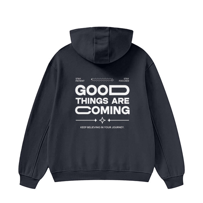 Unstoppable Spirit: 'Keep Going' Black Hoodie