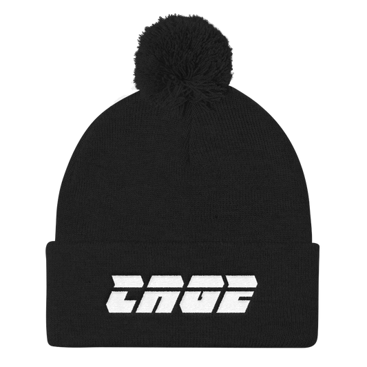 CAGE Snow Black Knit Cap